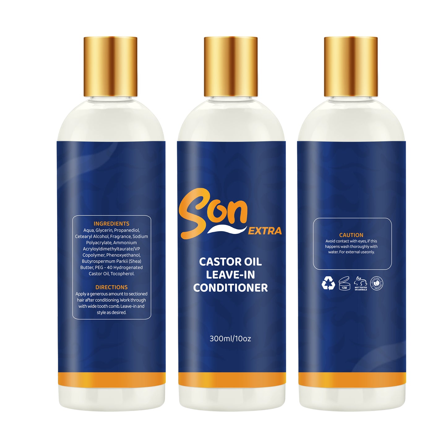 Son Extra – Castor Oil Leave-In Conditioner (300ml / 10oz)