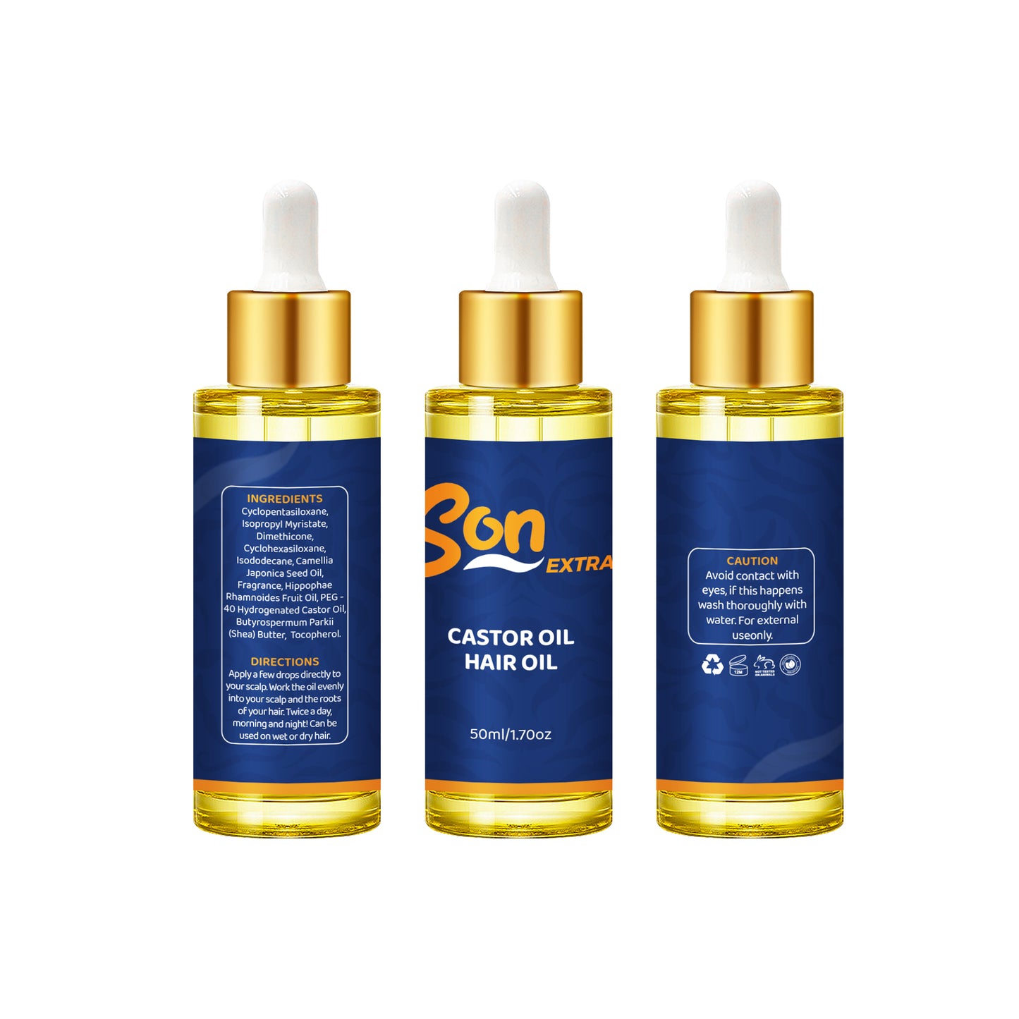 Son Castor Oil Hair Oil – 50ml / 1.7oz