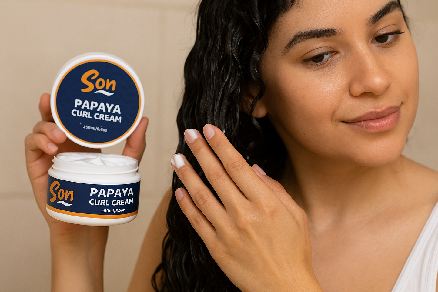 SON Papaya Curl Cream – 250ml / 8.8oz