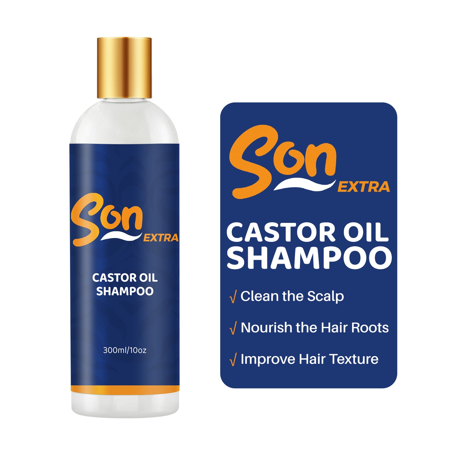 Son Extra – Castor Oil Shampoo – 300ml / 10oz