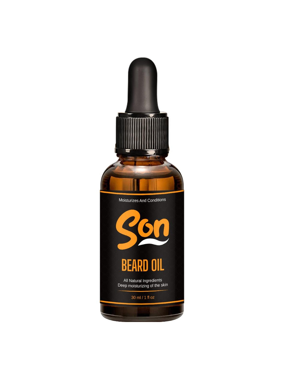 Son Beard Oil – All Natural Moisturizing & Conditioning Formula for Men – 30ml / 1 fl oz